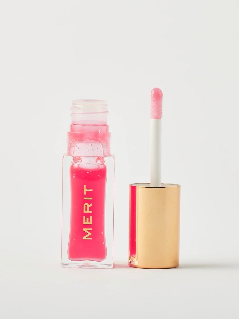 Merit Sheer Lip Gloss – Pink Shine Les Deux
